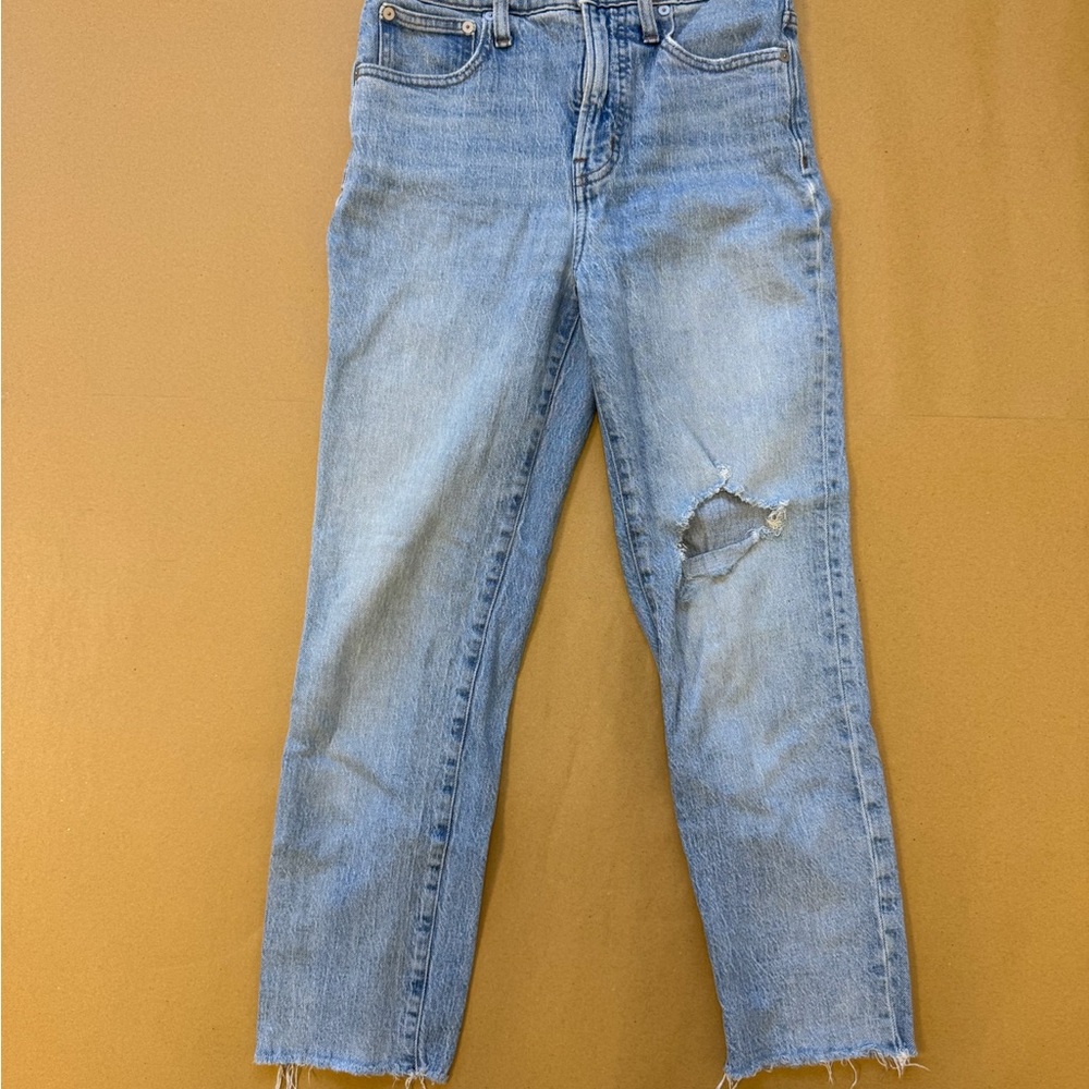 Madewell Light Blue Straight Leg Jeans